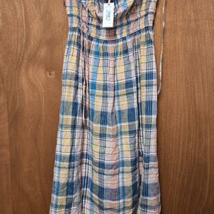 NWT Vineyard Vines Women's Large Strappy Linen Midi